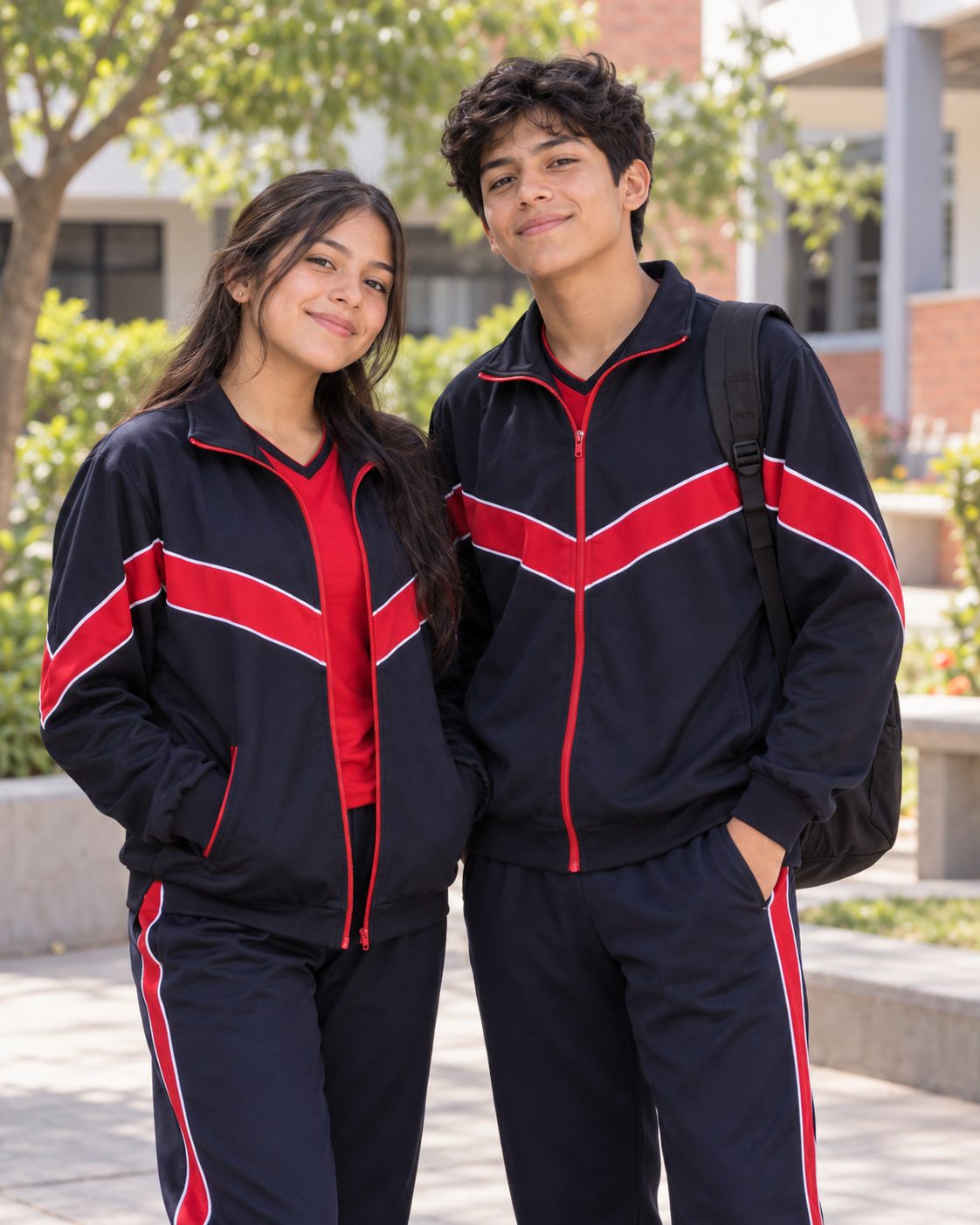 Imagen ilustrativa de estudiantes con uniforme inspirado en el colegio